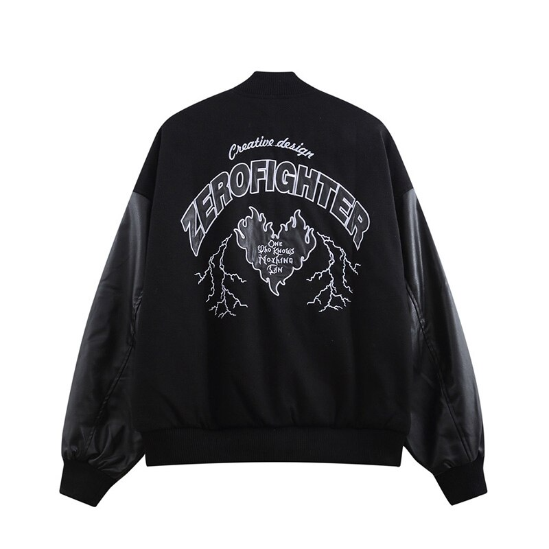 Helmiss - FORGET Baseball Jacket- Streetwear Fashion - helmiss.com