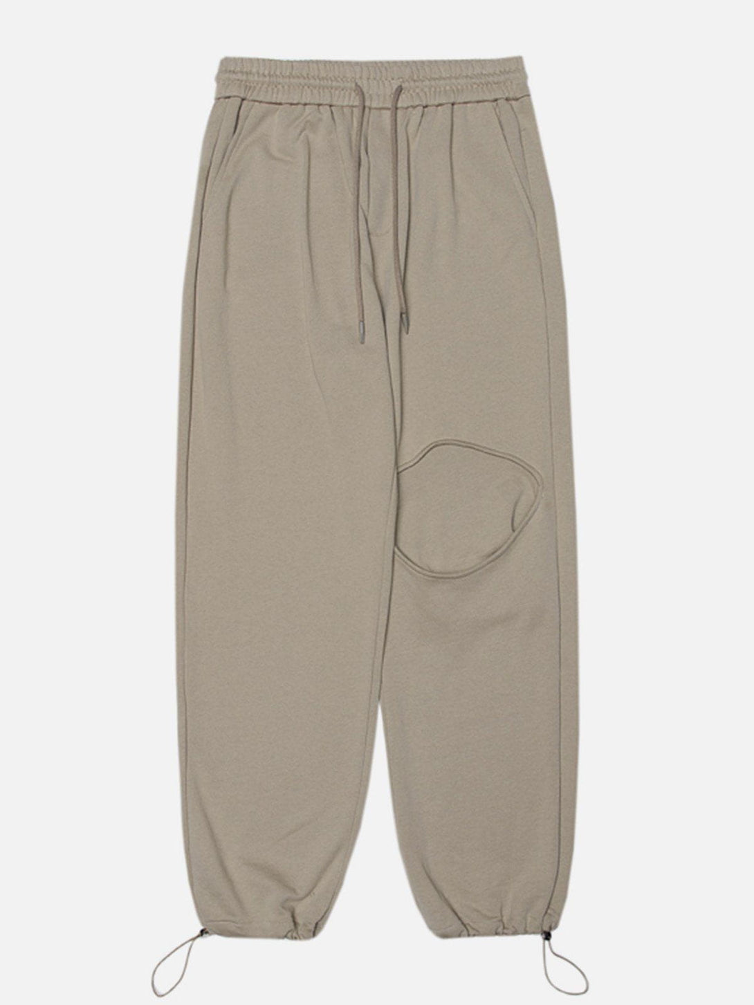 Helmiss - Fake Hole Thickening Sweatpants- Streetwear Fashion - helmiss.com