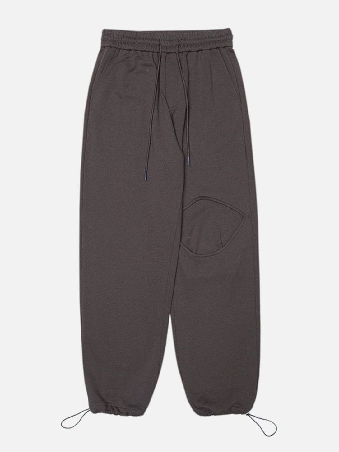 Helmiss - Fake Hole Thickening Sweatpants- Streetwear Fashion - helmiss.com