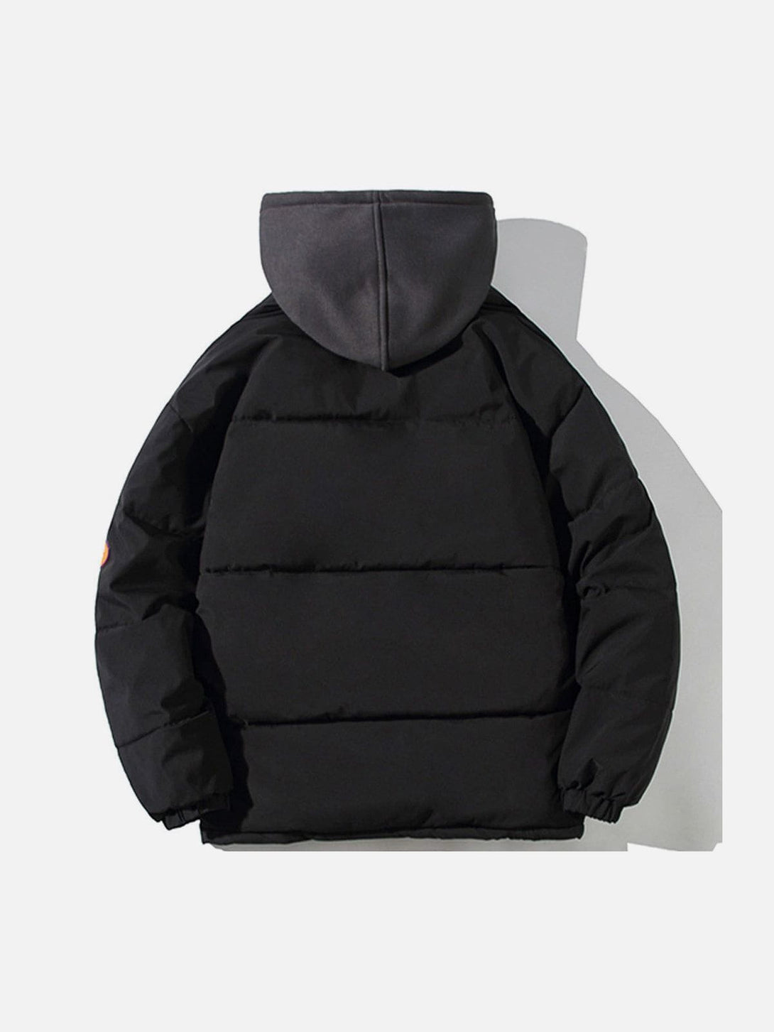 Helmiss - Fake Two-piece Hooded Winter Coat- Streetwear Fashion - helmiss.com