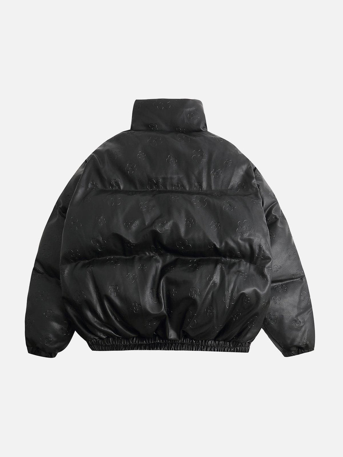 Helmiss - Flower Embossing Winter Coat- Streetwear Fashion - helmiss.com