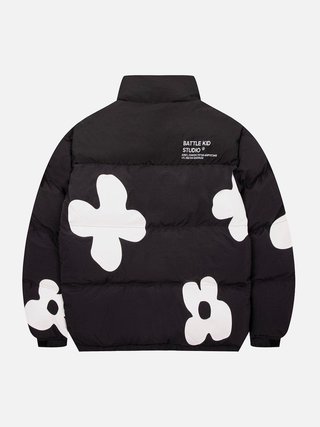 Helmiss - Flower Patchwork Winter Coat- Streetwear Fashion - helmiss.com