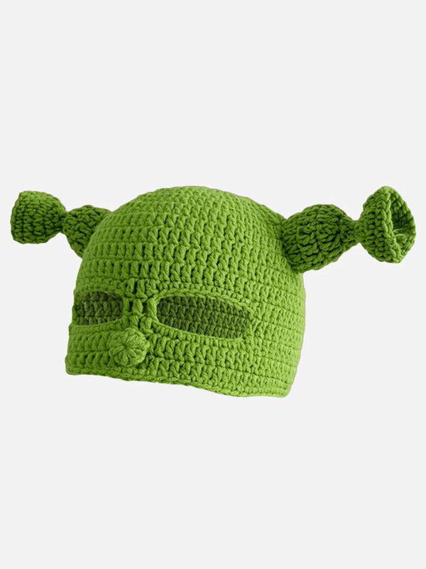 Helmiss - Funny Animated Shrek Beanie- Streetwear Fashion - helmiss.com