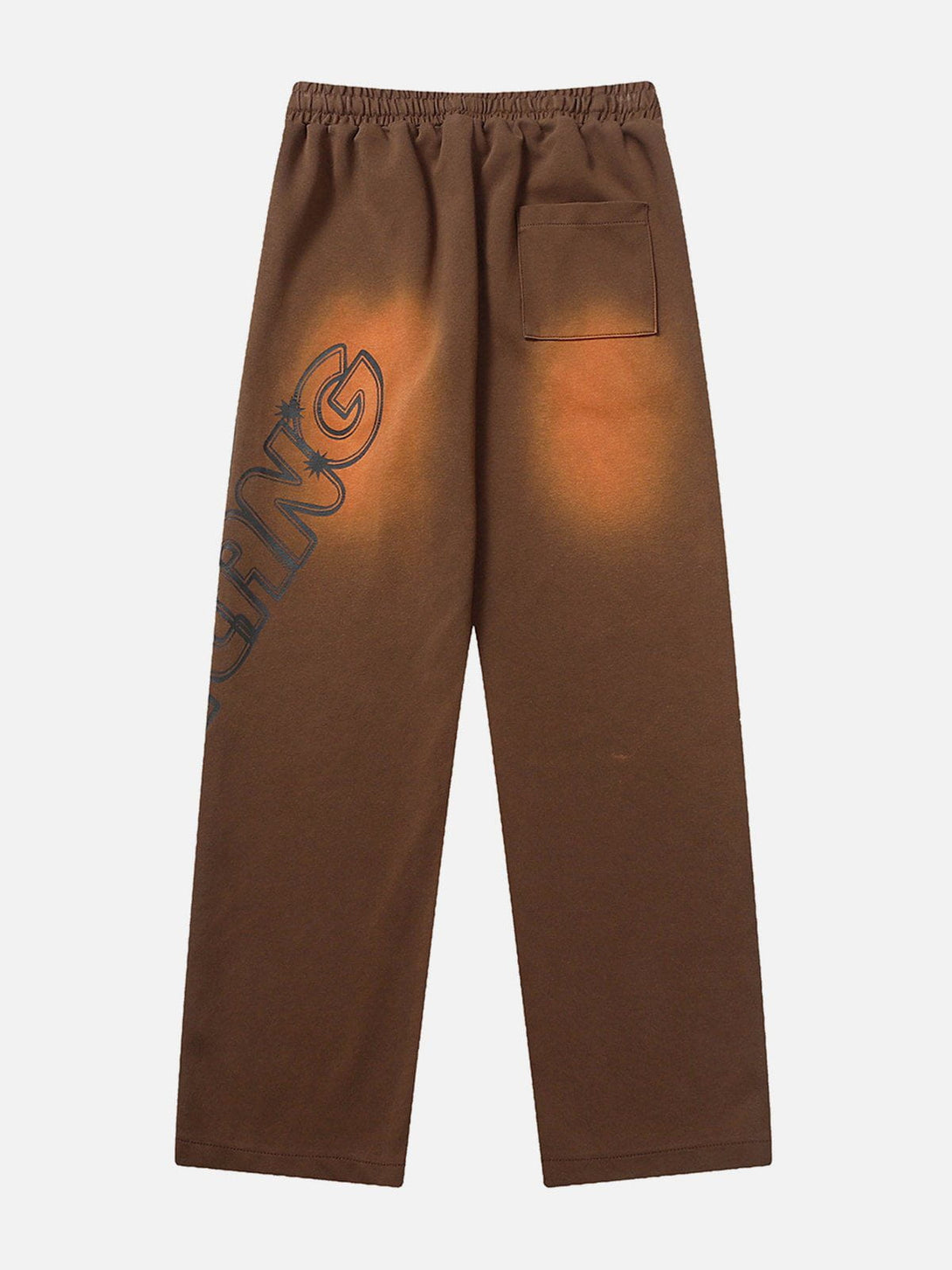 Helmiss - Gradient Monogram Print Pants- Streetwear Fashion - helmiss.com