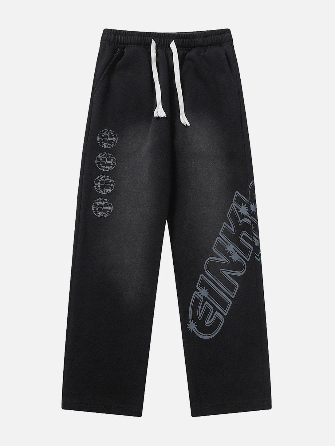 Helmiss - Gradient Monogram Print Pants- Streetwear Fashion - helmiss.com