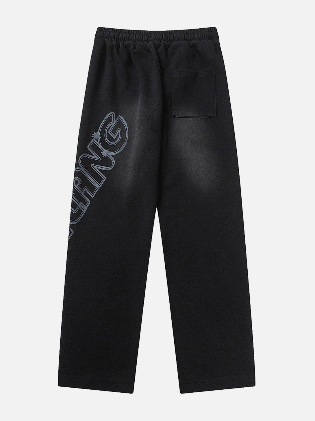 Helmiss - Gradient Monogram Print Pants- Streetwear Fashion - helmiss.com