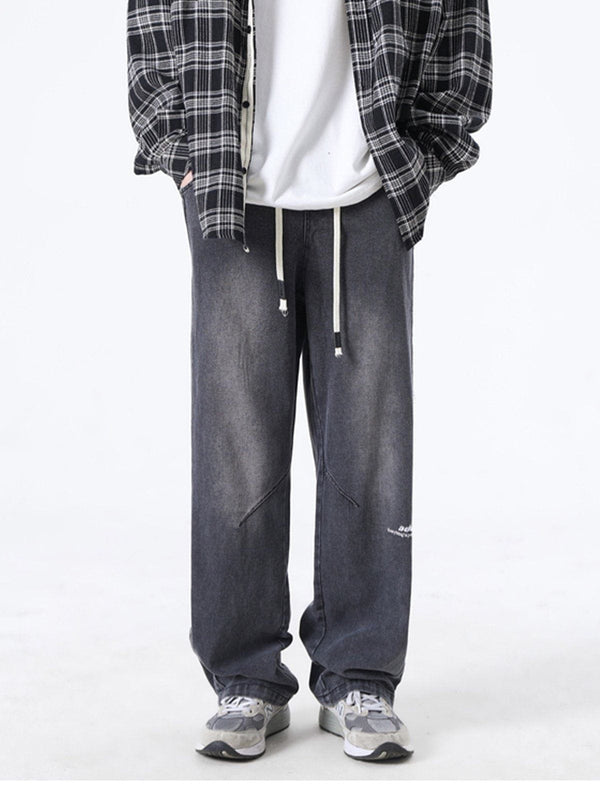 Helmiss - Gradient Patchwork Jeans- Streetwear Fashion - helmiss.com