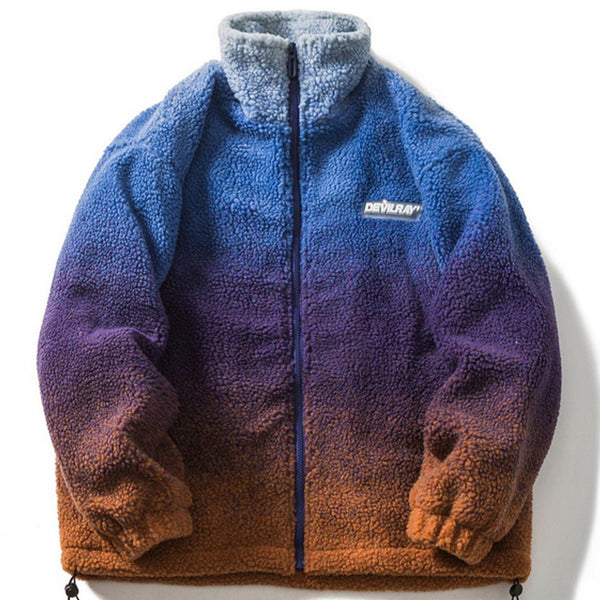 Helmiss - Gradient Rendering Winter Coat- Streetwear Fashion - helmiss.com