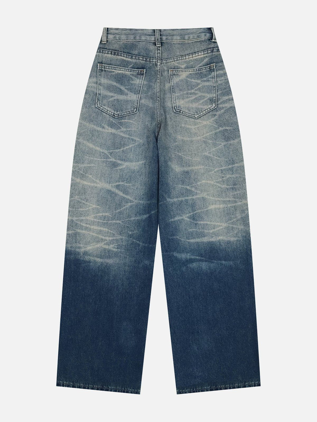 Helmiss - Gradient Ripple Jeans- Streetwear Fashion - helmiss.com