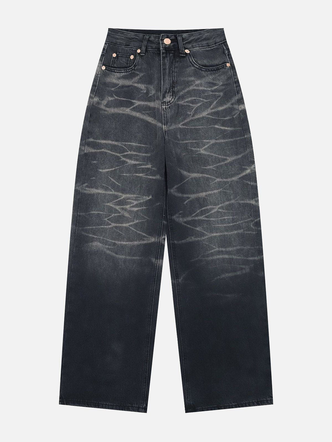 Helmiss - Gradient Ripple Jeans- Streetwear Fashion - helmiss.com