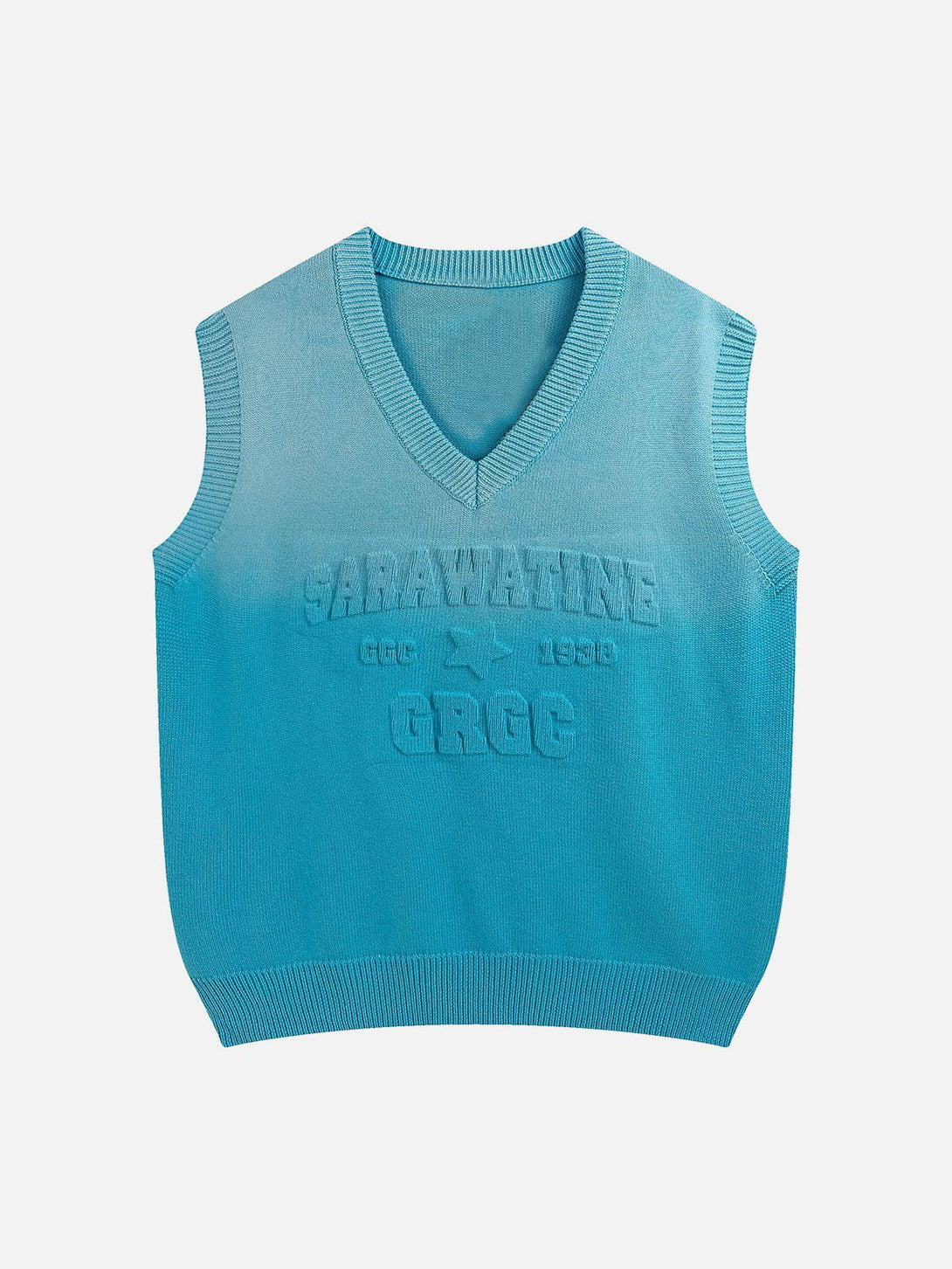 Helmiss - Gradient Sweater Vest- Streetwear Fashion - helmiss.com