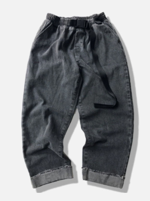 Helmiss - Gradient Webbing Jeans- Streetwear Fashion - helmiss.com