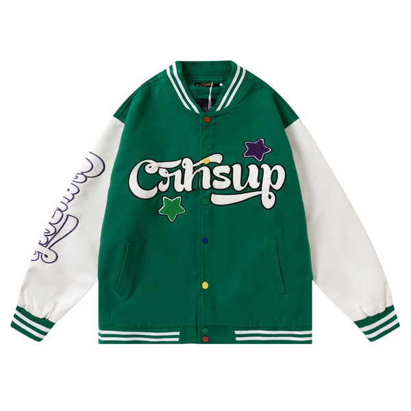 Helmiss - Green CNOWER Jacket- Streetwear Fashion - helmiss.com