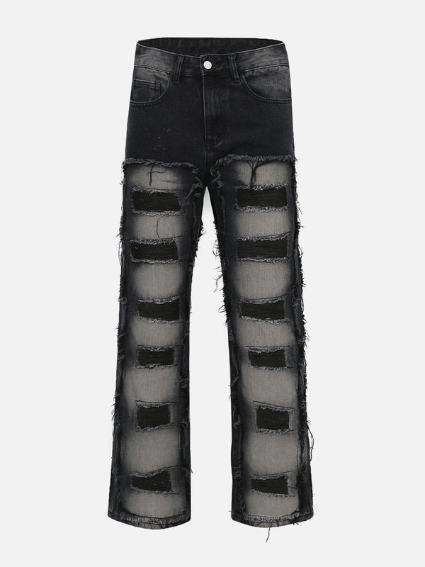 Helmiss - Halo Torn Jeans- Streetwear Fashion - helmiss.com