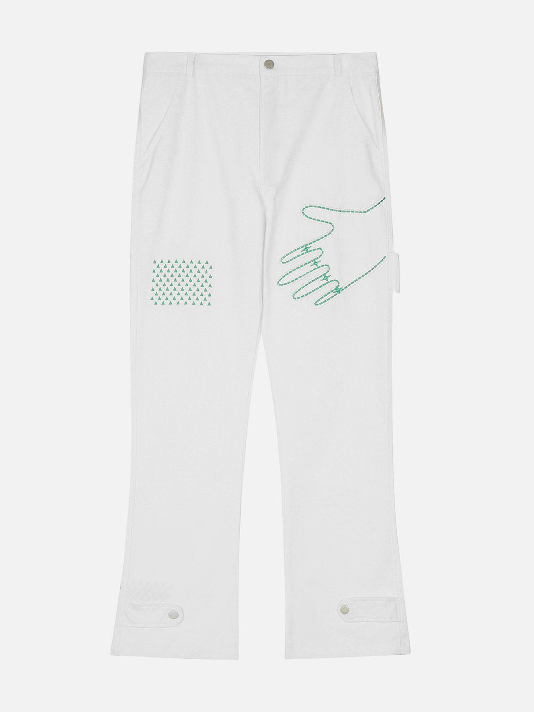 Helmiss - Hand Embroidery Cargo Pants- Streetwear Fashion - helmiss.com