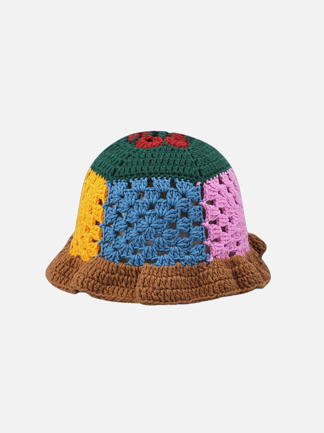 Helmiss - Handmade Crochet Open Knit Bucket Hat- Streetwear Fashion - helmiss.com