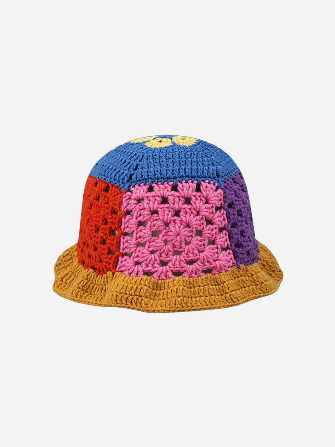 Helmiss - Handmade Crochet Open Knit Bucket Hat- Streetwear Fashion - helmiss.com