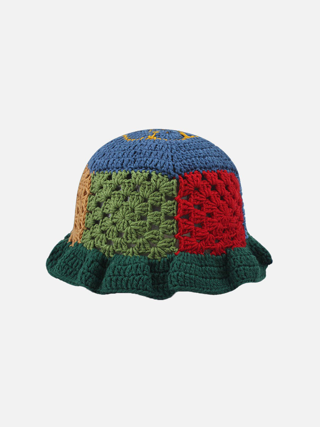 Helmiss - Handmade Crochet Open Knit Bucket Hat- Streetwear Fashion - helmiss.com