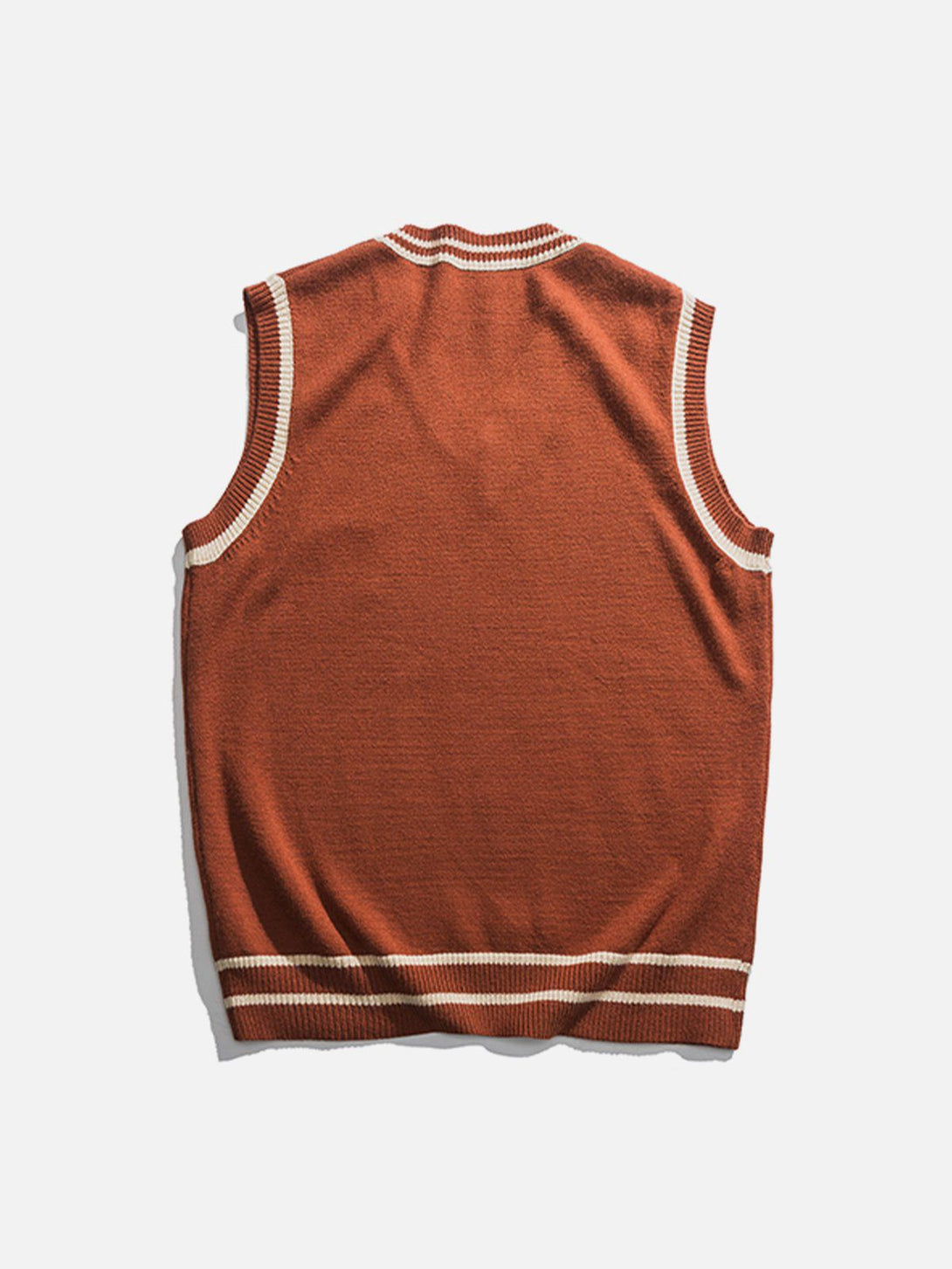 Helmiss - Heart Embroidered Sweater Vest- Streetwear Fashion - helmiss.com