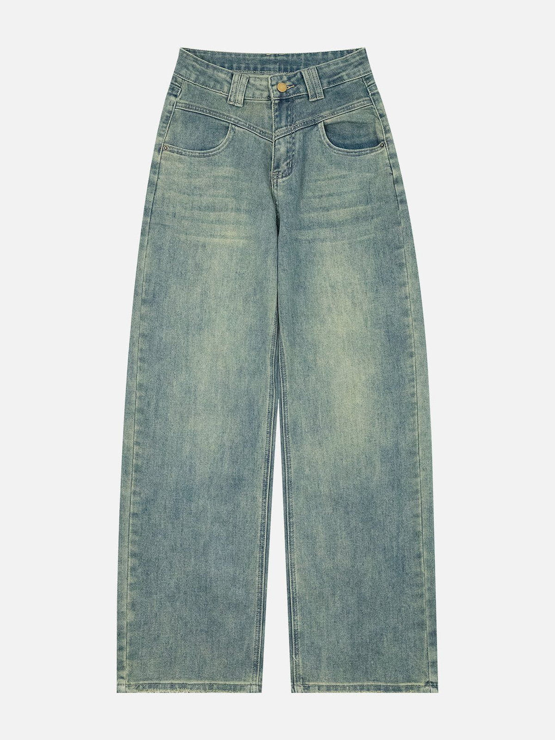 Helmiss - High-waisted Jeans- Streetwear Fashion - helmiss.com