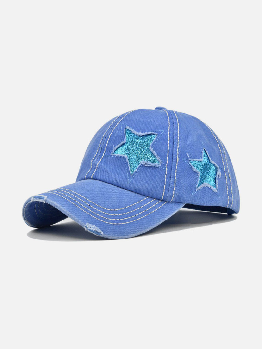 Helmiss - Hole Star Washed Hat- Streetwear Fashion - helmiss.com