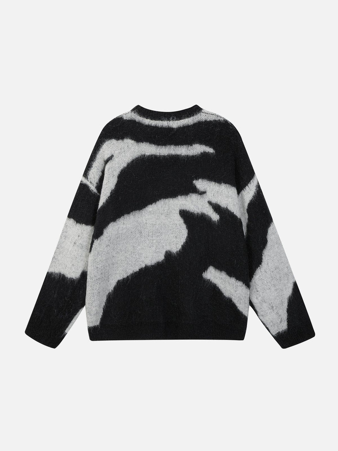 Helmiss - Irregular Contrasting Color Sweater- Streetwear Fashion - helmiss.com