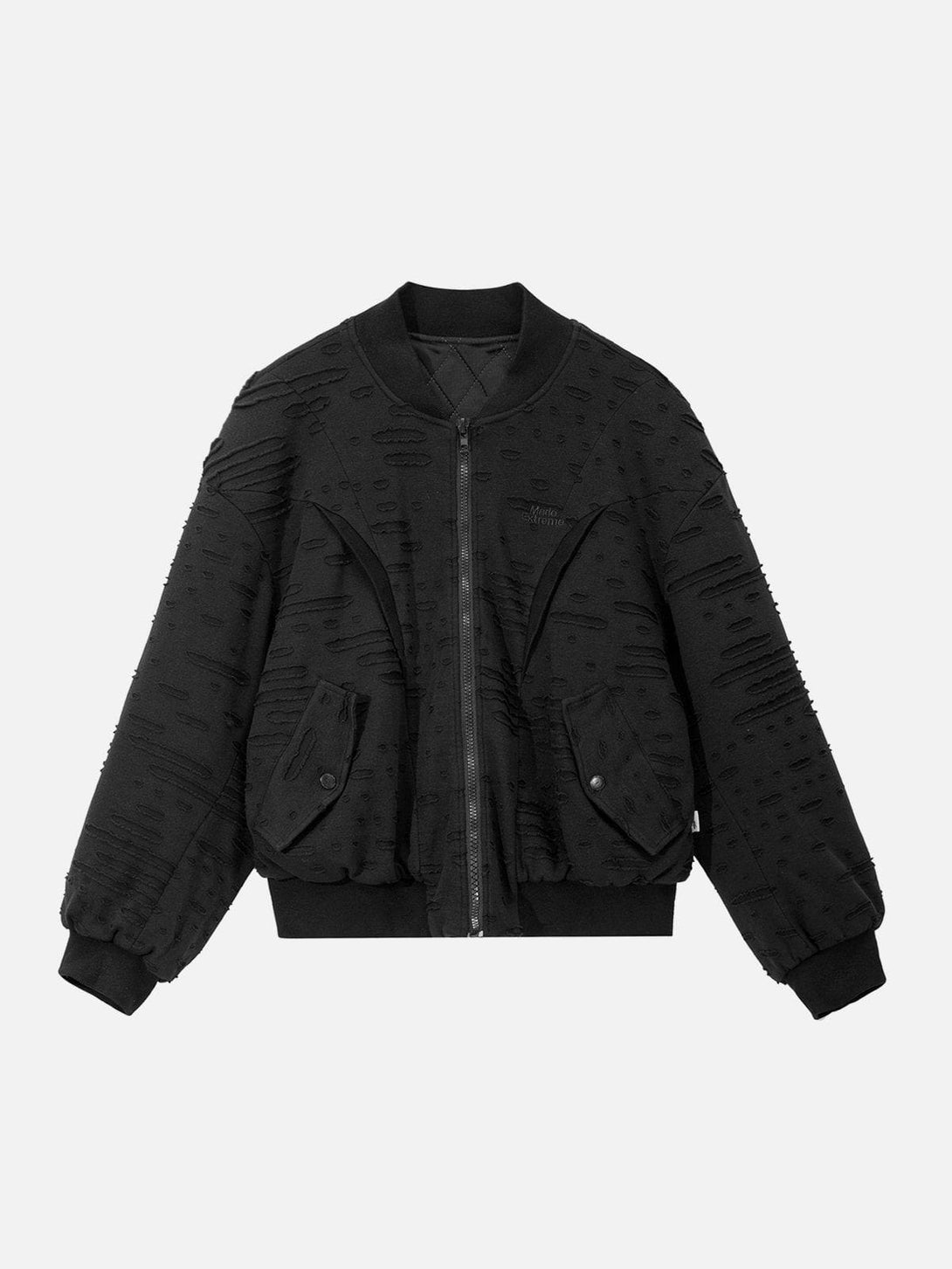 Helmiss - Irregular Hole Cut Winter Coat- Streetwear Fashion - helmiss.com