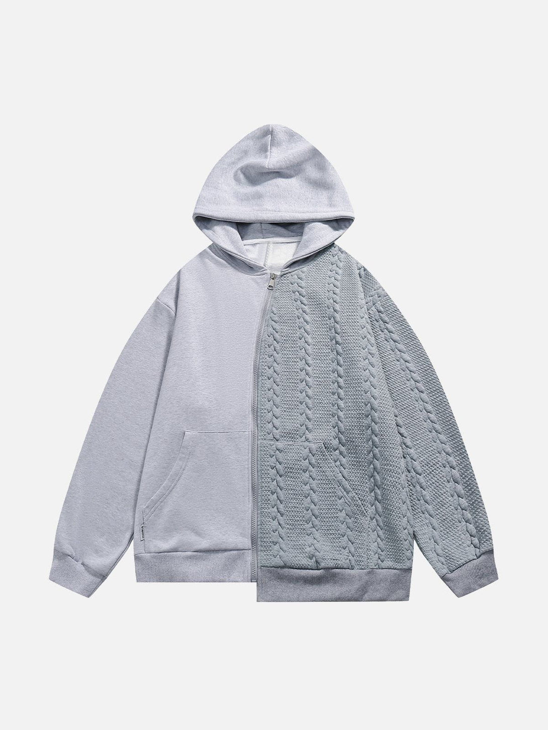 Helmiss - Irregular Patchwork Hoodie- Streetwear Fashion - helmiss.com