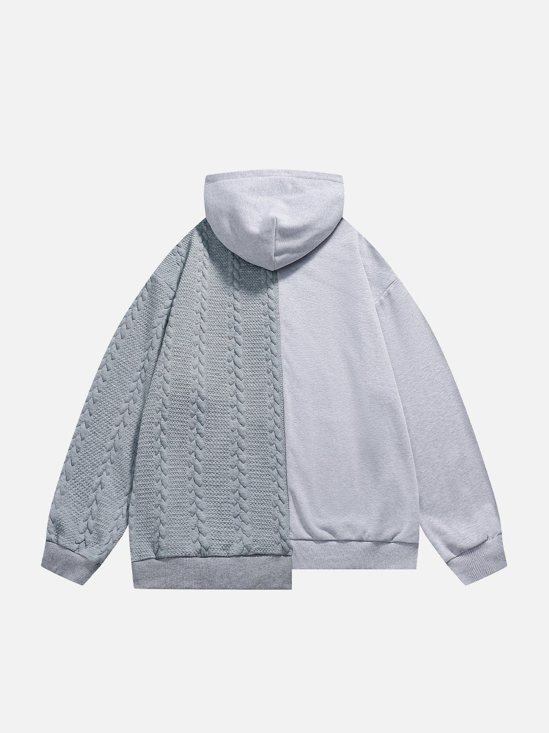 Helmiss - Irregular Patchwork Hoodie- Streetwear Fashion - helmiss.com