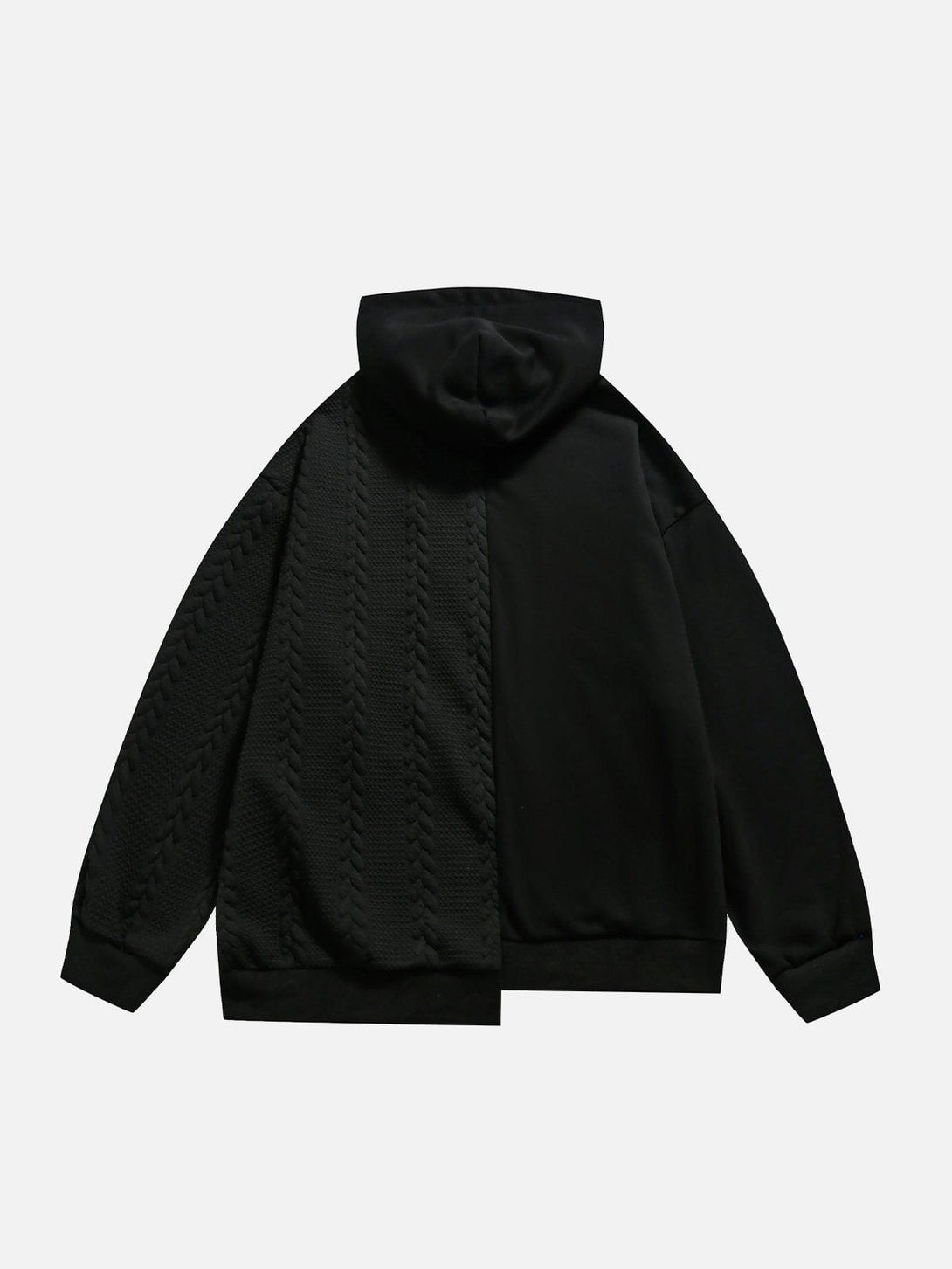 Helmiss - Irregular Patchwork Hoodie- Streetwear Fashion - helmiss.com