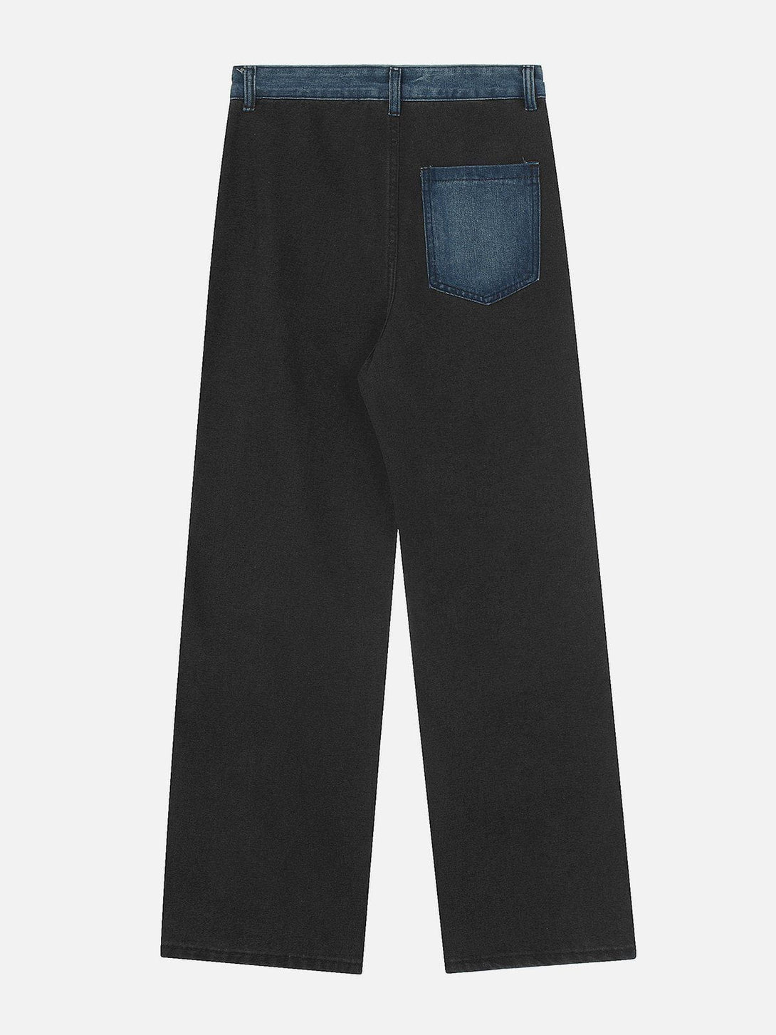 Helmiss - Irregular Patchwork Jeans- Streetwear Fashion - helmiss.com