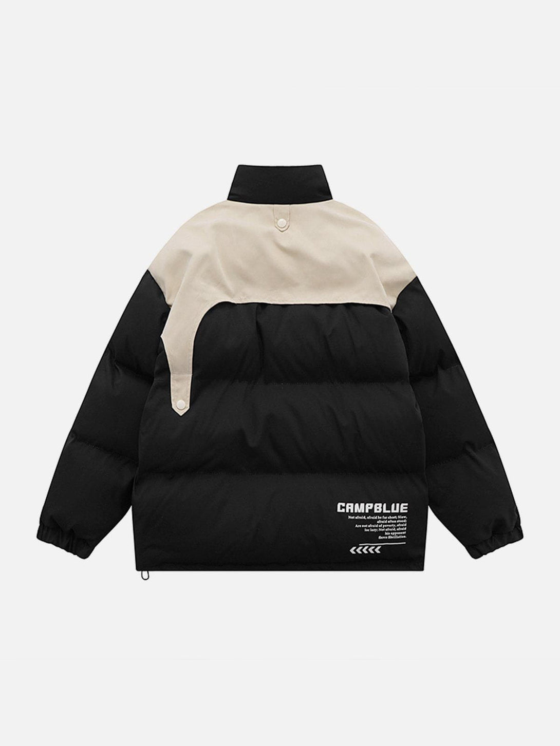 Helmiss - Irregular Patchwork Winter Coat- Streetwear Fashion - helmiss.com