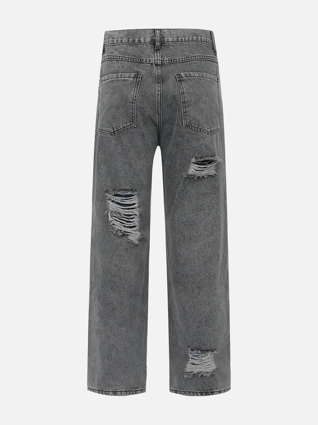 Helmiss - Irregular Quilting Jeans- Streetwear Fashion - helmiss.com