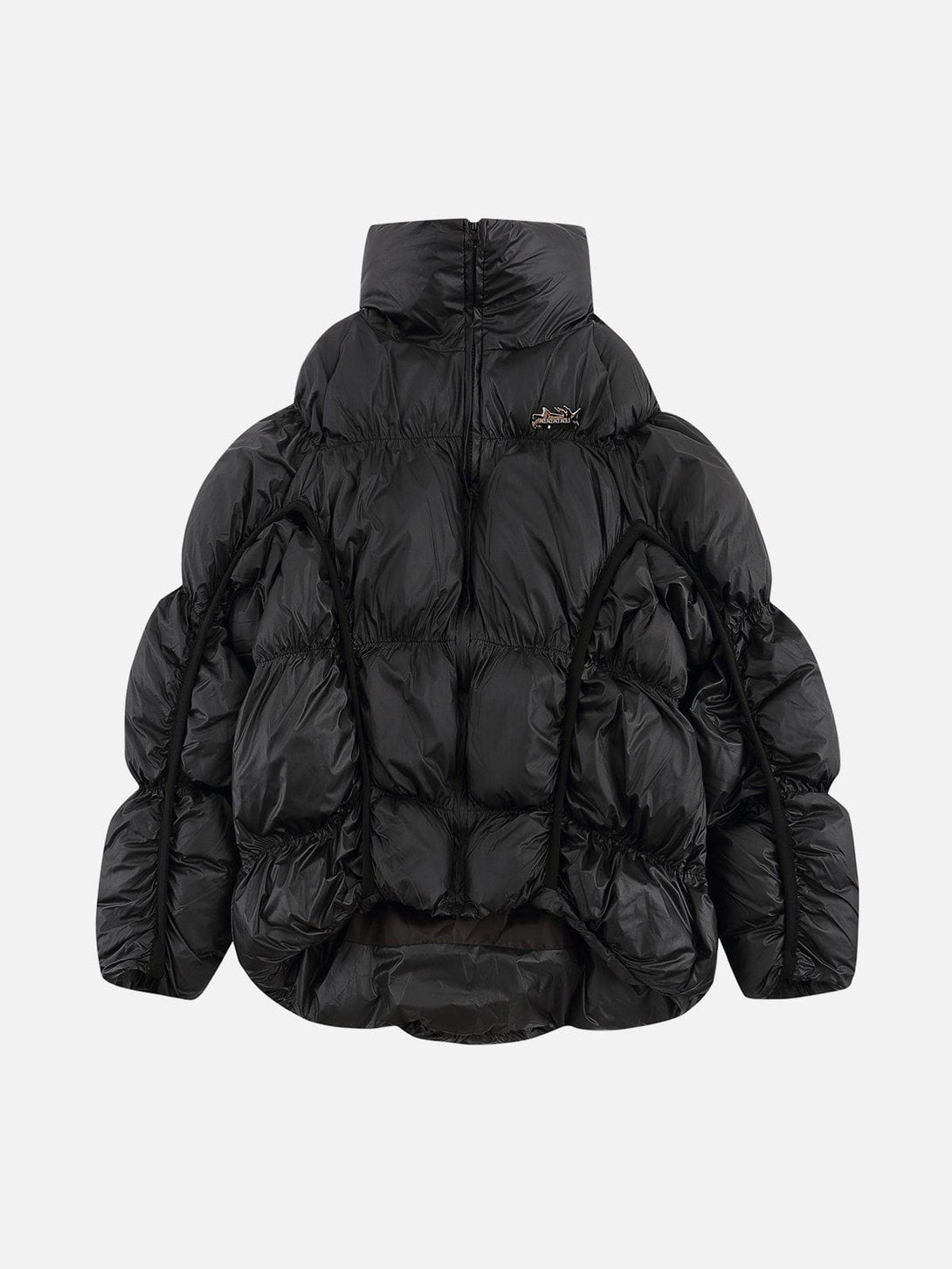 Helmiss - Irregular Split Pleats Winter Coat- Streetwear Fashion - helmiss.com