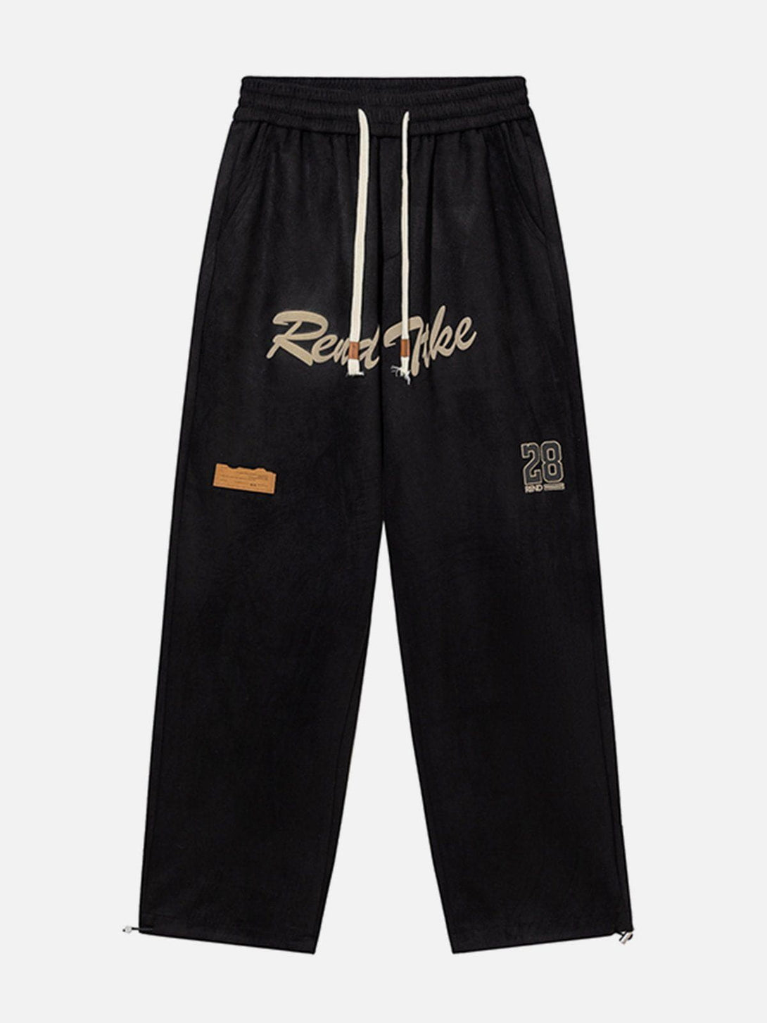 Helmiss - Labeling Straight Sweatpants- Streetwear Fashion - helmiss.com