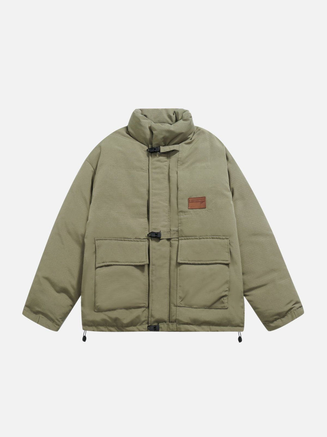 Helmiss - Labeling Tape Winter Coat- Streetwear Fashion - helmiss.com