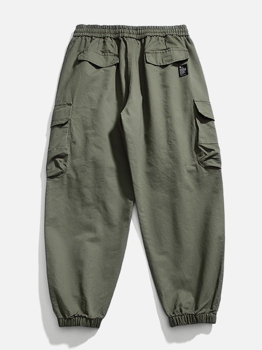 Helmiss - Large Multiple Pockets Bound Feet Cargo Pants- Streetwear Fashion - helmiss.com