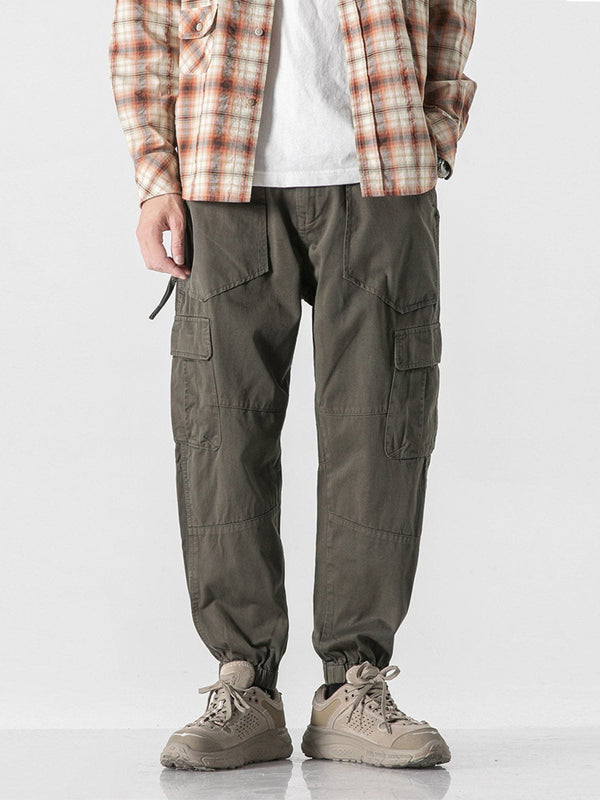 Helmiss - Large Multiple Pockets Cargo Pants- Streetwear Fashion - helmiss.com