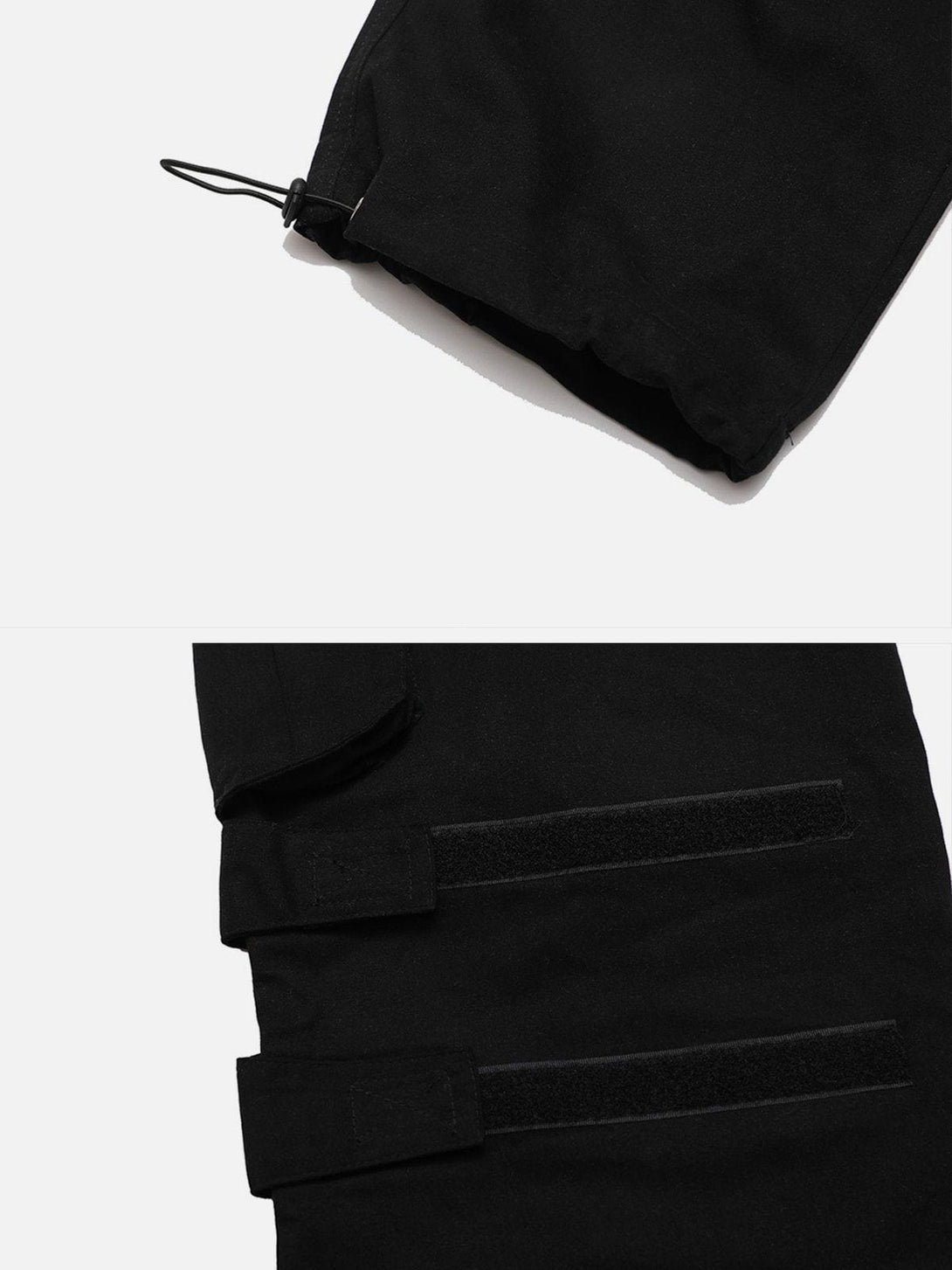 Helmiss - Large Multiple Pockets Velcro Cargo Pants- Streetwear Fashion - helmiss.com