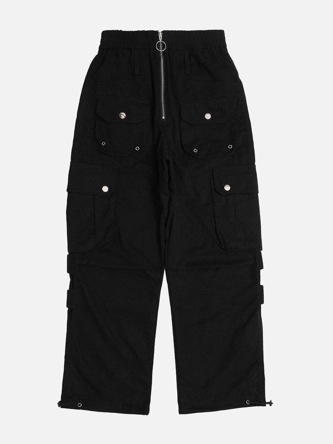 Helmiss - Large Multiple Pockets Velcro Cargo Pants- Streetwear Fashion - helmiss.com