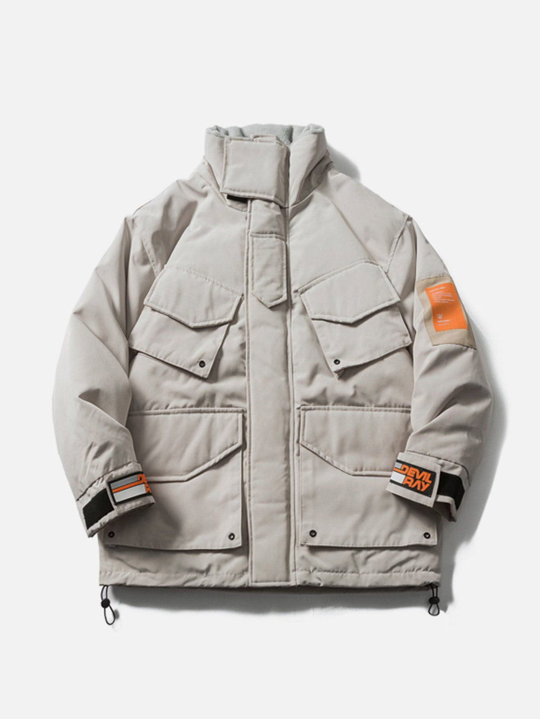 Helmiss - Large Pocket Cargo Winter Coat- Streetwear Fashion - helmiss.com