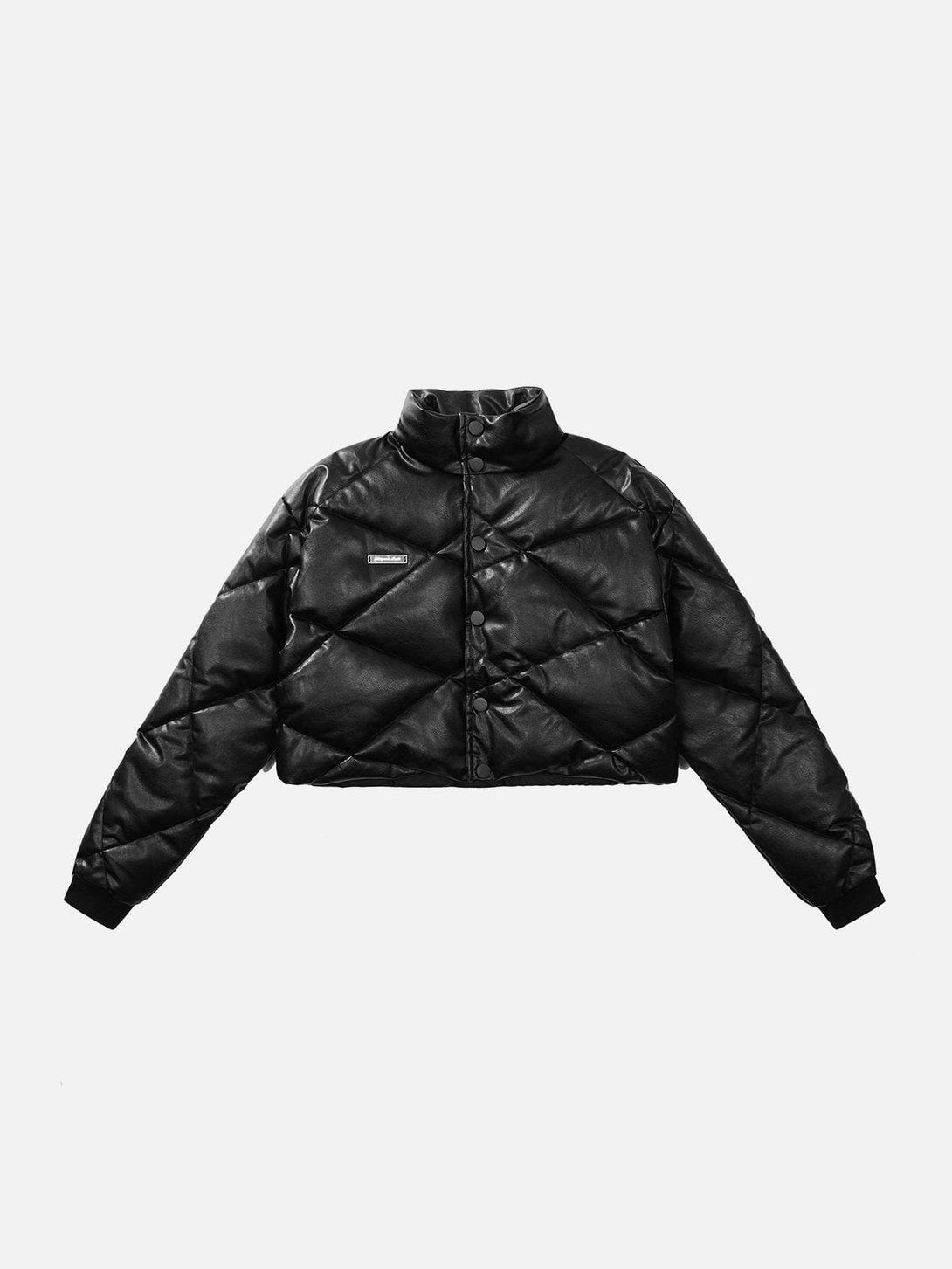 Helmiss - Lattice Loose Crop Coat- Streetwear Fashion - helmiss.com