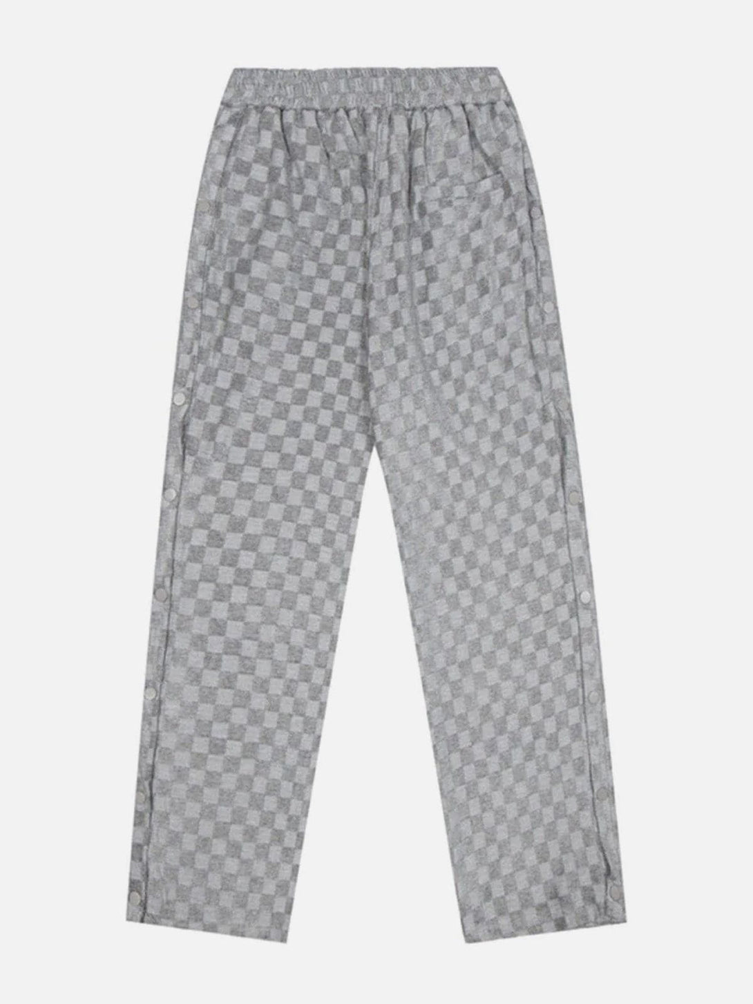 Helmiss - Lattice Side Slit Pants- Streetwear Fashion - helmiss.com