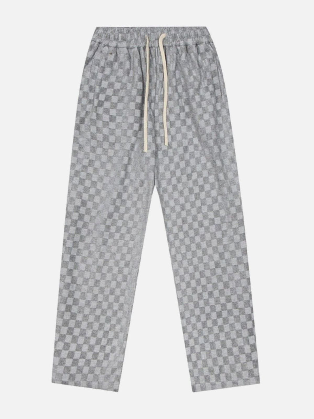 Helmiss - Lattice Side Slit Pants- Streetwear Fashion - helmiss.com