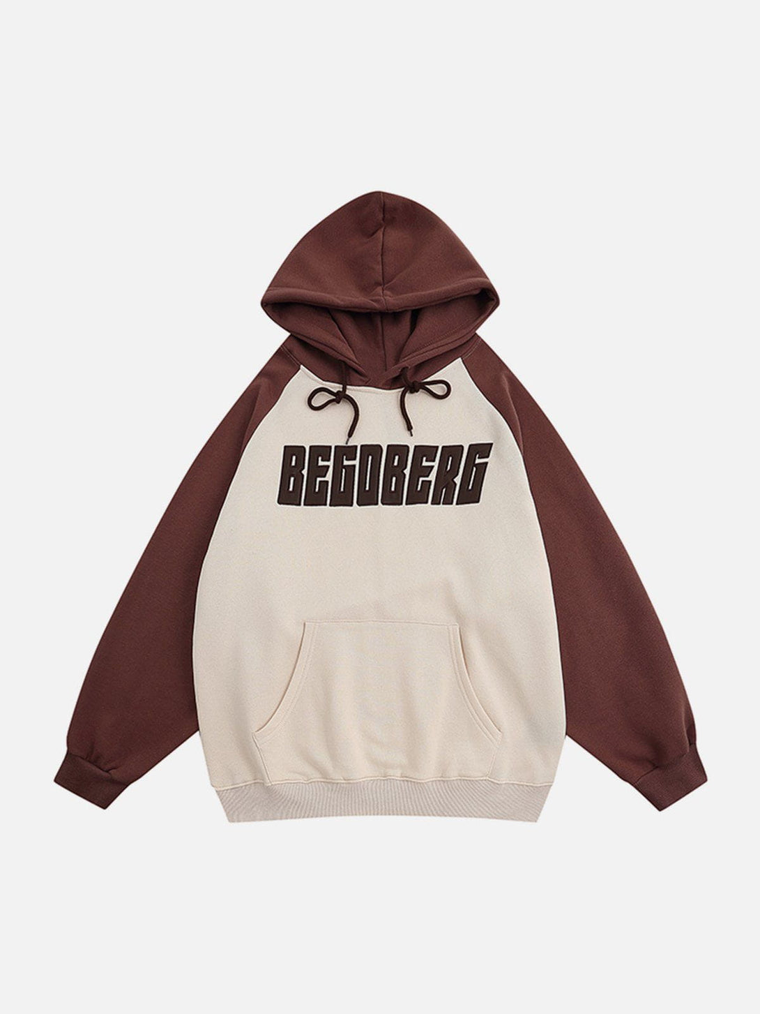 Helmiss - Leather Patch Embroidered Hoodie- Streetwear Fashion - helmiss.com