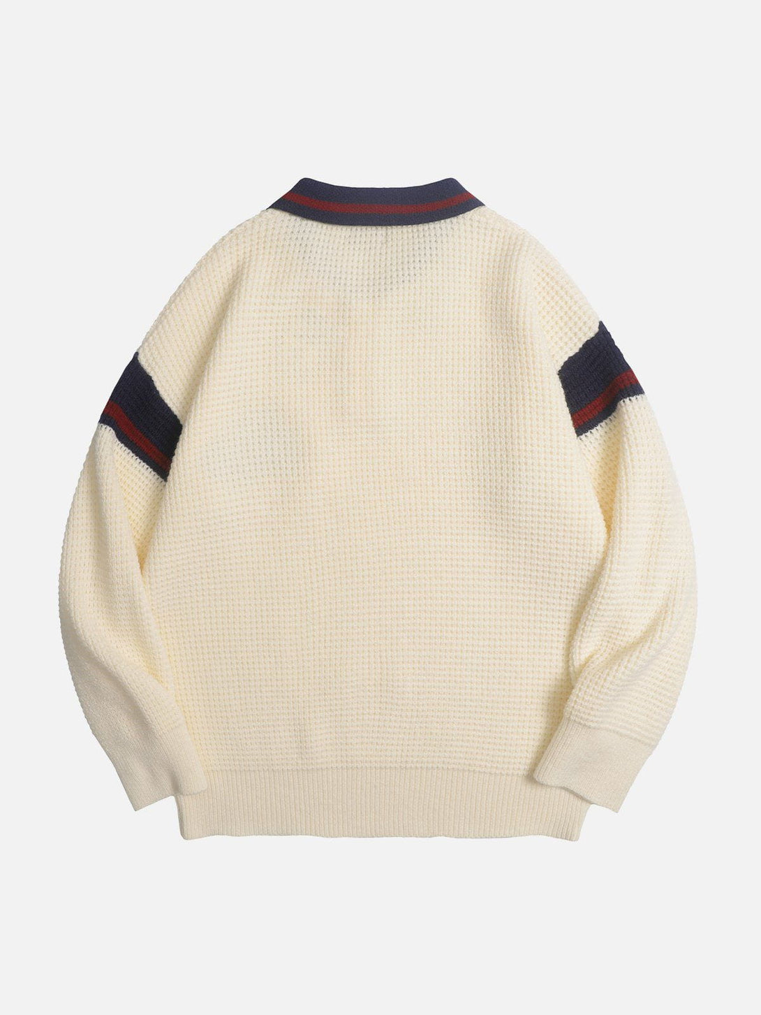 Helmiss - Letter A Polo Sweater- Streetwear Fashion - helmiss.com