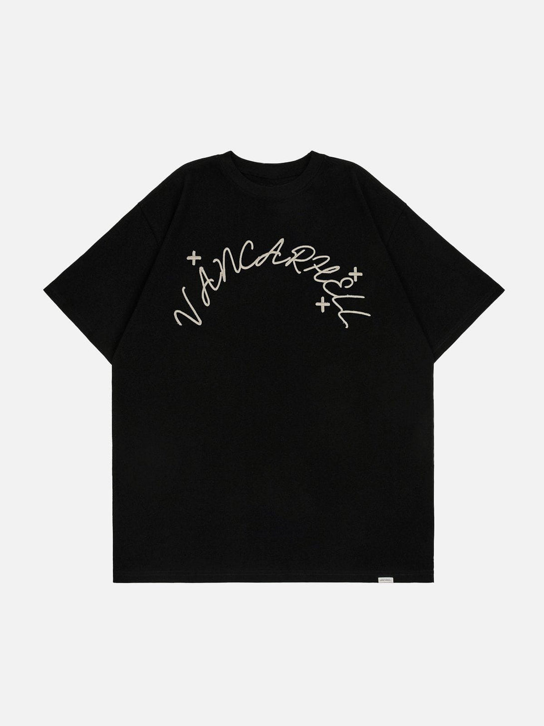 Helmiss - Letter Angel Print Tee- Streetwear Fashion - helmiss.com