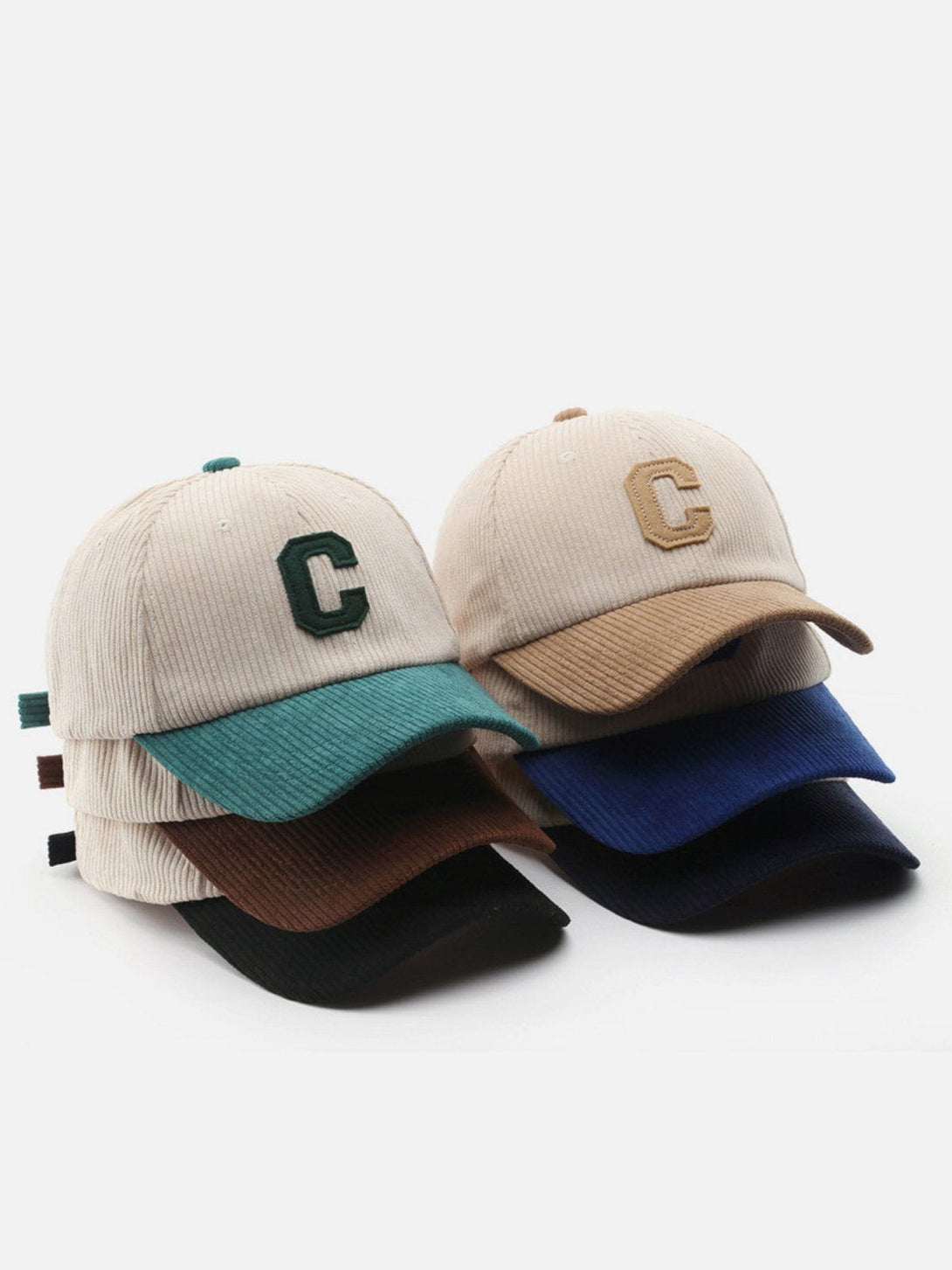 Helmiss - Letter C Patchwork Hat- Streetwear Fashion - helmiss.com