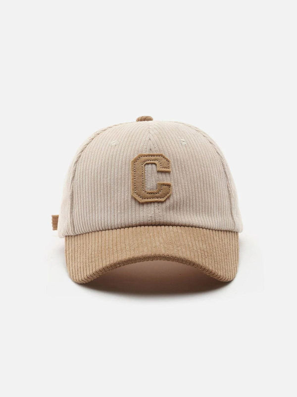 Helmiss - Letter C Patchwork Hat- Streetwear Fashion - helmiss.com