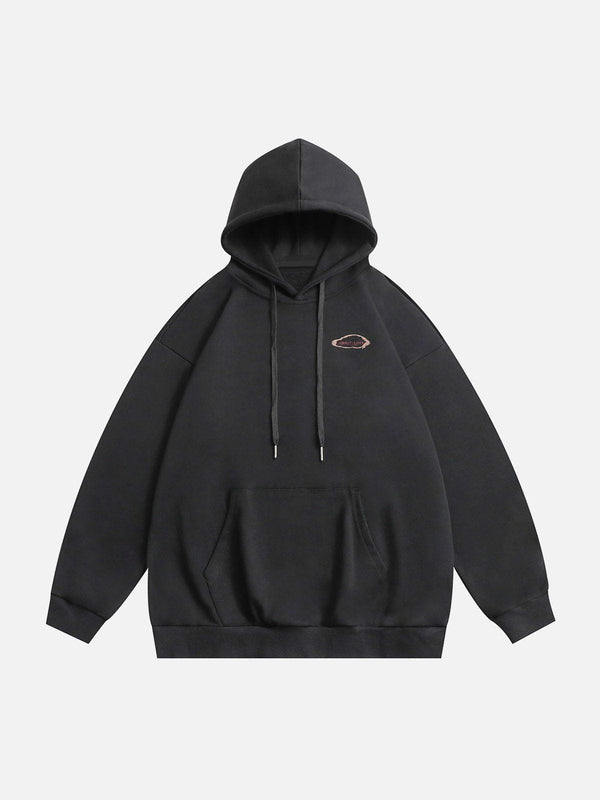 Helmiss - Letter Cut Hoodie- Streetwear Fashion - helmiss.com